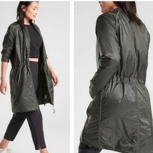 Athleta Dark Green Utility Jacket